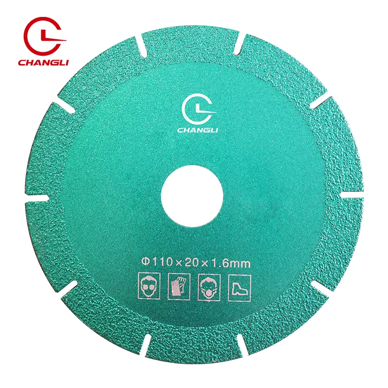 CHANGLI Vaccum Brazed Diamante Lâmina e Ferramentas Venda de Fábrica Fornecimento Circular Super Sharp Long Life 4-10in 10 DIY Hubei 1 peça