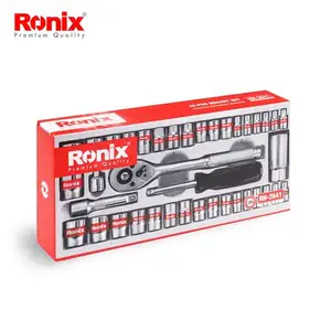 Ronix RH-2641 модель, Набор розеток, 40 шт., набор ручных инструментов высокого качества, профессиональный гаечный ключ, 3/8 дюймов, Набор розеток для ремонта автомобиля