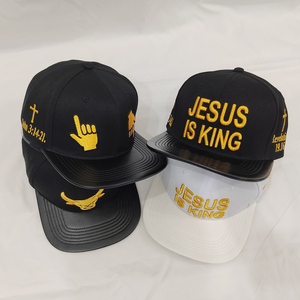 مصنع تصنيع المعدات الأصلية خمر 6 لوحة قبعة سناباك الكلاسيكية عالية الجودة 3D التطريز شعار حافة مسطحة نمط الهيب هوب للرجال تخصيص - Product Image 3