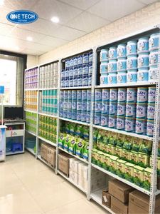 ชั้นวางของแบบมีร่อง 5 ชั้น / ชั้นวางของแบบใช้สลักเกลียว งานเบา ปรับระดับได้ เคลือบผงไฟฟ้าสถิต - Product Image 1