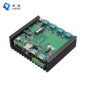 高性能インテルコアI5 10210U 2 RJ45 LAN 6 RS232 COM USB GPIO SIMファンレス産業用ミニPC 9-36V Win10 Linux Ubuntu - Product Image 5