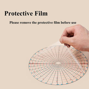 <span class=keywords><strong>LISI</strong></span> Regla de escala circular de 360 grados, herramientas de división de arcilla para cerámica, transportador de círculos iguales, disco giratorio de plástico transparente para medir diámetros - Product Image 4