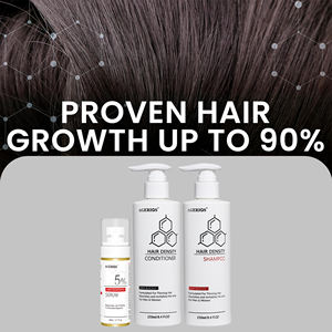 锯棕榈发质密度洗发水和护发素，促进健康头发生长和增厚，头皮清洁，无硫酸盐，无残忍成分 - Product Image 1