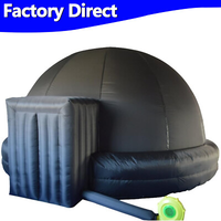 Dôme de projection gonflable portable du fabricant avec impression galaxie pour l'enseignement scientifique, l'astronomie en extérieur et le cinéma mobile