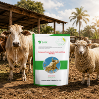 SAIK RED BULL 1kg Additif d'engraissement pour bovins et ovins, supplément alimentaire haute efficacité pour la prise de poids, acides aminés et vitamines de qualité alimentaire