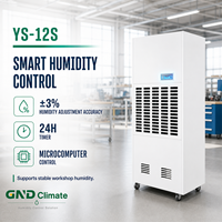 Nouveau déshumidificateur industriel électrique avec une capacité de 12 kg/h, conception mobile pour la fabrication de cuir et de chaussures