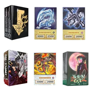 <span class=keywords><strong>Yu</strong></span> <span class=keywords><strong>Gi</strong></span> <span class=keywords><strong>Oh</strong></span> <span class=keywords><strong>Seto</strong></span> Yugi Muto Tea Gardner Duel Monstre Yeux Bleus Blanc Drag-on Dark Archmage DM GX 5DS100PCS Battle Card Collect - Product Image 4