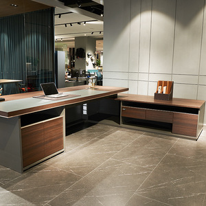 ชุดเฟอร์นิเจอร์สำนักงานหรูหราสไตล์ยุโรปทันสมัยเรียบง่าย - Product Image 2