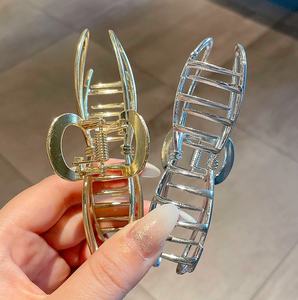 Pinza de Pelo Grande con Lazo, Pinza de Pelo Metálica Minimalista para Mujer, Decoración Diaria para el Cabello - Product Image 6