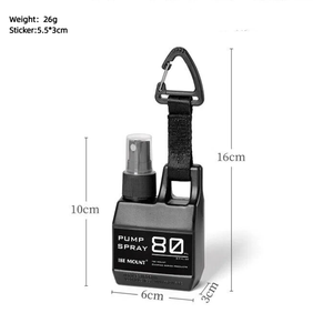 Bouteilles de lotion vides HDPE de 80ml bouteille cosmétique de vaporisateur de pièce pour <span class=keywords><strong>anti</strong></span>-virus liquide <span class=keywords><strong>anti</strong></span>-<span class=keywords><strong>moustique</strong></span> - Product Image 6