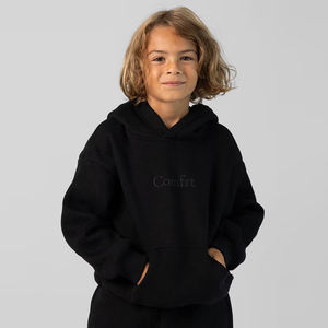 Conjuntos de Sudaderas con Capucha de Lana para Niños, Personalizables, Sudaderas Lisas de Lujo para Niños, Pantalones de Chándal, Conjuntos Deportivos para Niños - Product Image 2
