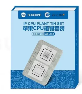 Plataforma de Reballing para Posicionamiento de CPU en Placa Base <span class=keywords><strong>SS</strong></span>-601H, Kit para Reparación de iPhone A13/A12/<span class=keywords><strong>A11</strong></span>/A10/A9/A8, Doble Cara - Product Image 1
