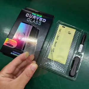 3d Gebogen Schermbeschermer UV-Film Met Glazen Schermbeschermer Films