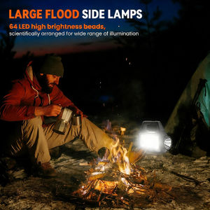 Linterna LED Recargable USB Solar Alecter, Resistente al Agua IP53, 1000 Lúmenes, con Batería de Respaldo, para Emergencias - Product Image 4