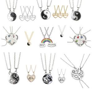 Moda <span class=keywords><strong>3</strong></span> mejor amigo collar conjunto BFF collar Conjunto Mujeres Joyería <span class=keywords><strong>de</strong></span> moda <span class=keywords><strong>mejores</strong></span> amigos corazón <span class=keywords><strong>collares</strong></span> <span class=keywords><strong>para</strong></span> 2 <span class=keywords><strong>3</strong></span> 4 - Product Image 2