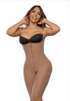 Faja La GLAMUROSA Con Varillas Pierna Larga Sculpting Snatched Full Body Shape Wear Open Bust Tummy Control Sous-vêtements correctifs