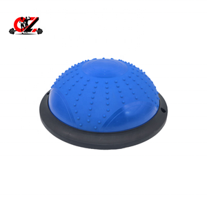 ลูกบอลทรงครึ่งวงกลม CZFIT PVC สำหรับฝึกสมดุล ใช้ได้ทั้งที่บ้านและยิมเชิงพาณิชย์ ขนาด 58 ซม. ดีไซน์ฐานกันลื่น รับน้ำหนักได้ 300 กก. - Product Image 6