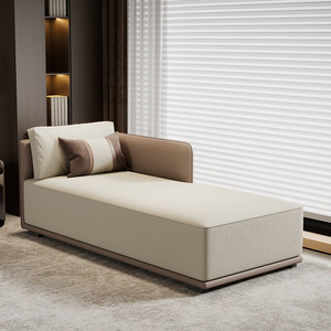 Sofá cama moderno minimalista de tela de lino y algodón convertible para sala de estar y dormitorio - Product Image 2