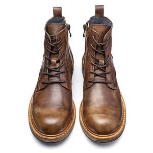 Botas Clásicas de Diseño para Hombre, Zapatos Vaqueros de Cuero Genuino, Botas de Cuero Personalizadas para Hombre - Product Image 1