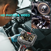 Caméra endoscopique industrielle modèle S4, rotation bidirectionnelle à 360 degrés, 200W, 1080P HD, inspection par boroscope, étanche IP67, écran IPS 4,3 pouces