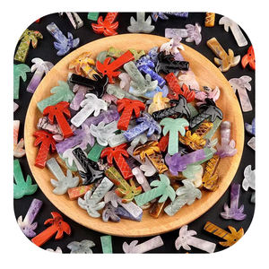 Nouveauté cristal naturel sculpté <span class=keywords><strong>cocotier</strong></span> collier reiki cristal <span class=keywords><strong>cocotier</strong></span> pendentif pour ornement cadeau - Product Image 1