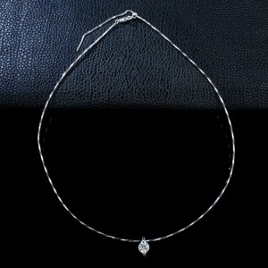 Collar de Diamantes Cultivados en Laboratorio de Plata de Ley 925 Minimalista de Lujo - Product Image 4