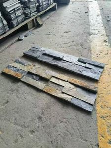 Giá rẻ văn hóa tự nhiên đá bảng điều khiển và ngăn xếp veneers đá gờ đá cho tường Ốp trang trí văn hóa đá <span class=keywords><strong>Slate</strong></span> - Product Image 2