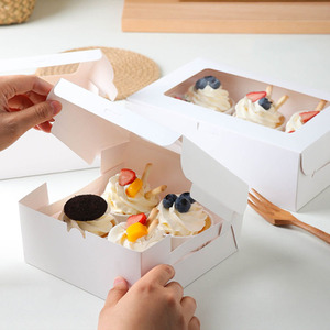 Bán Sỉ Hộp Bánh Đơn Làm Theo Yêu Cầu Hộp Bánh <span class=keywords><strong>Cupcake</strong></span> 1 2 4 6 12 Lỗ Có Cửa Sổ (Bao Gồm Khay Trong) - Product Image 2