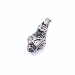Collar de Acero de Titanio con Colgante del Dios Perro Anubis Egipcio para Hombre, Uso Diario 216080 - Product Image 2