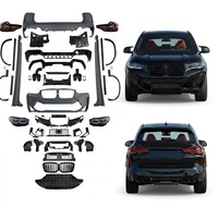 Kit de Conversión de Carrocería con Faros Delanteros, Faros Traseros, Parachoques, Faldones Laterales y Guardabarros para BMW X3 G01 G08 2018-2021, Actualización a X3M F97 LCI