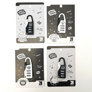 Cadenas à bagages en alliage <span class=keywords><strong>de</strong></span> zinc à vente chaude, accessoires <span class=keywords><strong>de</strong></span> sac haute sécurité pour valise à roulettes - Product Image 5