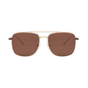 Gafas de Sol Rectangulares Estilo Piloto, Montura Metálica Completa, Lentes Verdes, 100% Protección UV, Unisex, para Adultos, para Exteriores - Product Image 6