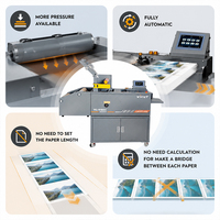 Machine à plastifier automatique à rouleaux avec transfert d'aluminium
