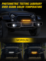 Barra de luces LED universal de 8 '', 12'', 22 '', 32'', 42 '', 52'', haz puntual, haz de inundación, haz combinado, luces auxiliares, accesorios para todoterreno, para uso en el exterior, para uso en el exterior