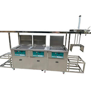 Nettoyeur à ultrasons électrique industriel multi-bacs semi-automatique avec système de levage et machine de nettoyage de filtre DPF - Product Image 2