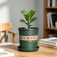 Pots de fleurs en plastique PP en gros pour balcon, plantes vertes, fraises, roses, extra-grands, épaissis, avec trous de drainage, lot de plusieurs unités
