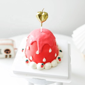 Candela per Torta 3D a Forma di Pentagramma per Natale, <span class=keywords><strong>Halloween</strong></span> e Compleanno con Decorazione a Cuore e Stella in Paraffina per Feste - Product Image 2