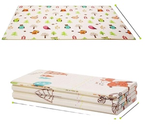 Tappetino da gioco pieghevole per bambini da 200cm * 180cm per bambini che striscia e cammina Anti-goccia di morbida tovaglia e tappetino da Picnic - Product Image 6