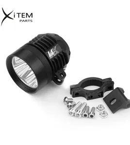 L4X-Luz Led de cabeza para motocicleta, 4 LED, 40W, 4000LM, sistemas de iluminación automática para motocicleta, lámpara de cabeza de alta potencia para moto