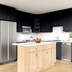 Fabricante de Gabinetes de Cocina RTA de Vietnam, Venta al por Mayor de Muebles de Cocina Americanos, Gabinetes de Cocina Modernos de Madera Maciza, Gabinete de Despensa - Product Image 1
