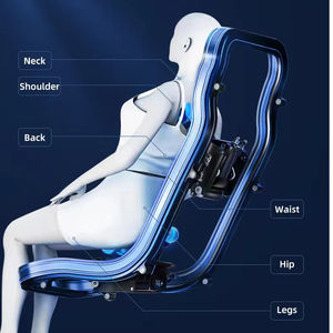 Silla de Masaje Shiatsu de Diseño Nuevo y Lujoso, Spa para Pies, Asiento de Masaje Corporal Completo, Gravedad Cero, Silla de Masaje 4D - Product Image 2