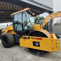 Compacteur à tambour unique Shantui SR10-B6 de 10 tonnes, moteur Weichai 97,5 kW, pour la construction routière (modèle 2026)