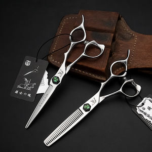 SHENQISHI 5.5 <span class=keywords><strong>6.0</strong></span> pollici ergonomico manico taglio di <span class=keywords><strong>capelli</strong></span> forbici giappone 440C in acciaio inox forbici per <span class=keywords><strong>capelli</strong></span> affilati - Product Image 1