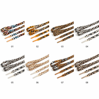 Lacets plats en polyester personnalisés de 10 mm, imprimés avec logo, motif personnalisé, haute résistance à l'usure, lacets de sport