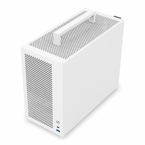 Gabinete para PC Fish Nest S5MAX, Acero Blanco, Placa Base M-ATX, Fuente de Alimentación SFX, Torre Media, Refrigeración Líquida, Lateral Transparente - Product Image 5