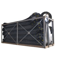 Bande transporteuse à cale latérale S200 pour escaliers avec capacité anti-rupture, modèle TC180 CLEAT