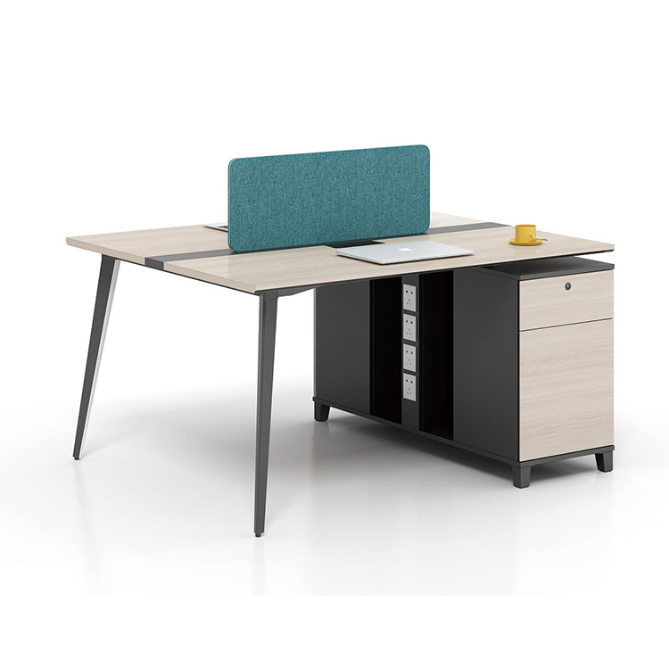 Station de travail pour 2 personnes, meuble de bureau, nouveau style, pour petit bureau, livraison gratuite