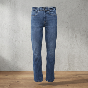 Jeans de Mezclilla Rectos para Hombre, Verano, Color Sólido, Formales, Cintura Media, Transpirables, de Secado Rápido, Alta Calidad - Product Image 2