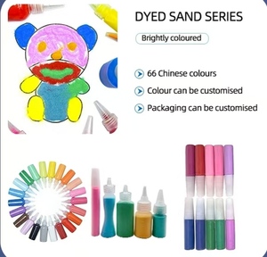 <span class=keywords><strong>Arena</strong></span> de Colores para Manualidades con Botellas y Botellas de Deseos, No Tóxica e Inodora, <span class=keywords><strong>Arena</strong></span> Teñida en Botellas - Product Image 1