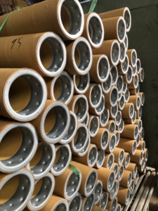 Tubo de Cartón Grueso de Tamaño Personalizado con Tapas Metálicas, Cilindro de Papel Industrial Resistente para Embalaje, Producción en Masa, Exportación - Product Image 4